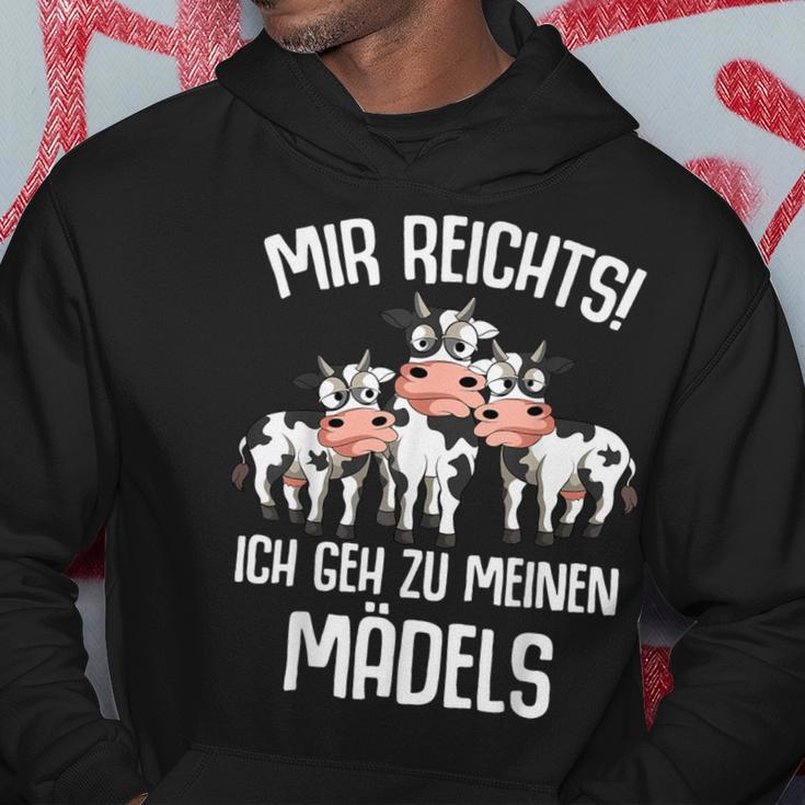 Mir Reichts Ich Geh Zu Meinen Kühen Landwirt Kühe Bauer Kuh Kapuzenpullover Lustige Geschenke