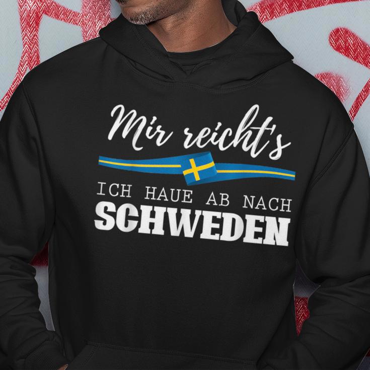 Mir Reichts Ich Haue Ab Nach Sweden Kapuzenpullover Lustige Geschenke