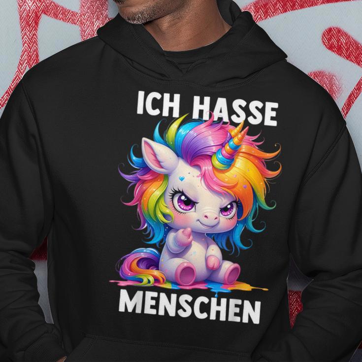 Misantroph Ich Hasse Menschen Kapuzenpullover Lustige Geschenke