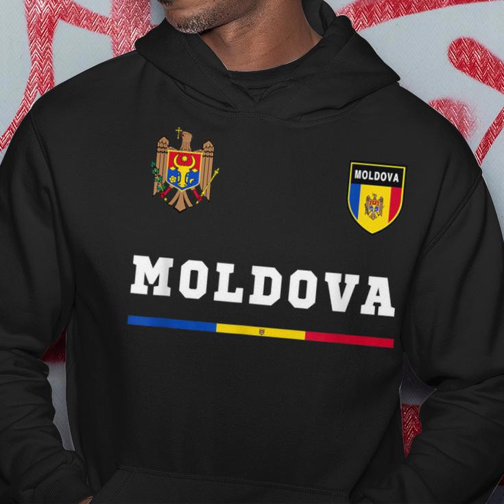 Moldova Sports Football Flag Football Kapuzenpullover Lustige Geschenke