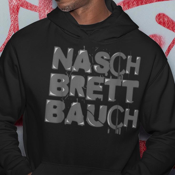 Naschbrett Bauch Für Alle Die Kein Waschbrett Bauch Haben Kapuzenpullover Lustige Geschenke