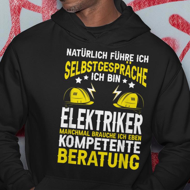 Natürlich Führe Ich Selbstgespräche Elektriker Kapuzenpullover Lustige Geschenke