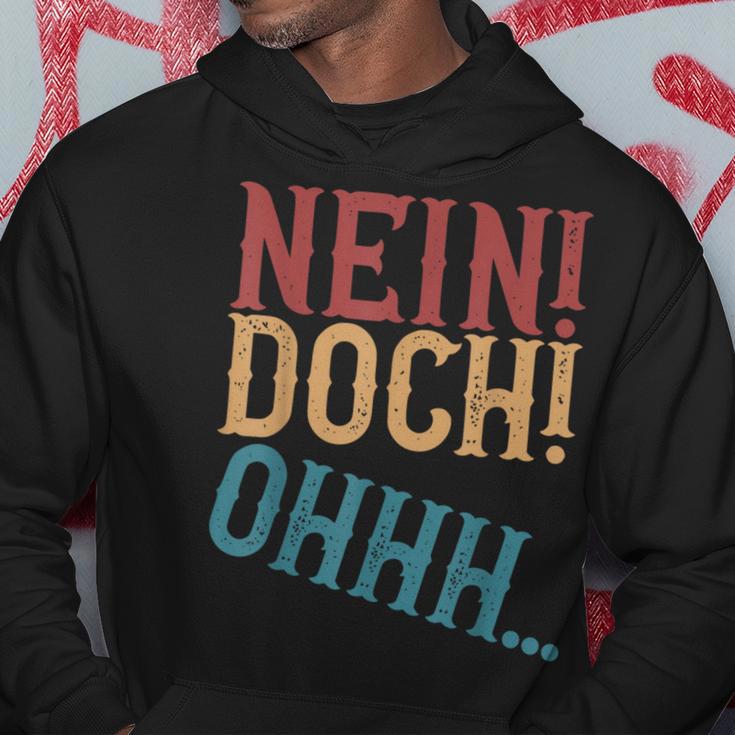 Nein Doch Ohhh Ironie Sarcasm S Kapuzenpullover Lustige Geschenke