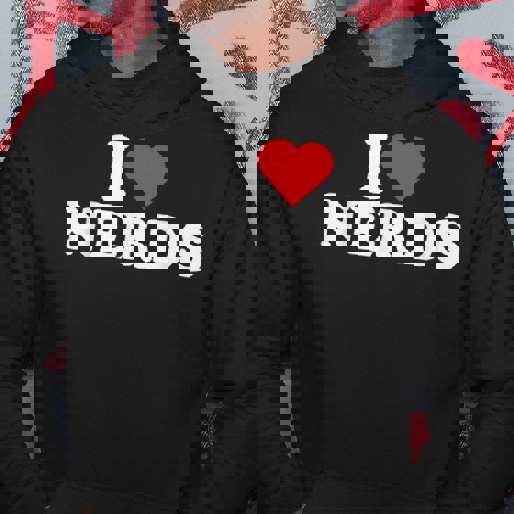 Nerds I Heart Nerds I Love Nerds Hoodie Personalized Gifts