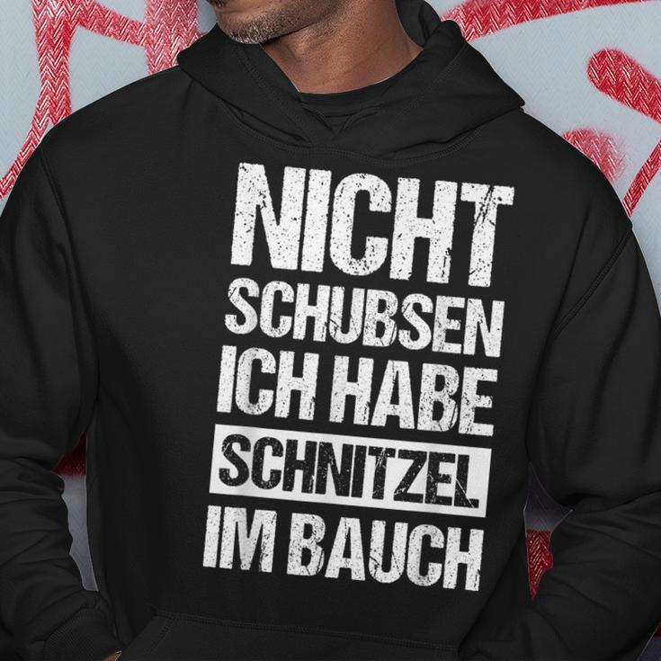 Nicht Schubsen Schnitzel Im Bauch Kapuzenpullover Lustige Geschenke