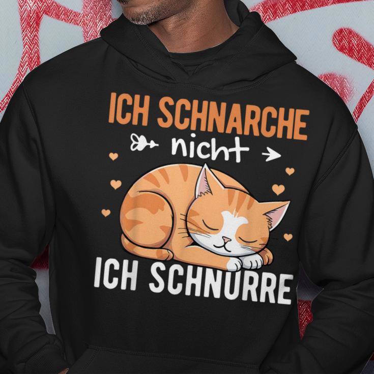 Nightdress Ich Schnarche Nicht Ich Schnurre Katzen Ich Schn Kapuzenpullover Lustige Geschenke