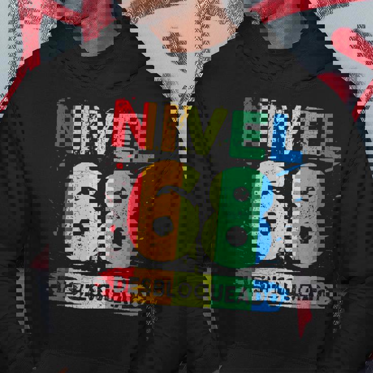 Nivel 68 Desbloqueado 68 Aniversario De Boda 68 Años Sudadera Regalos divertidos