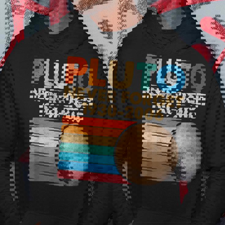 Nunca Olvides A Plutón Estilo Retro Espacio Divertido Sudadera Regalos divertidos