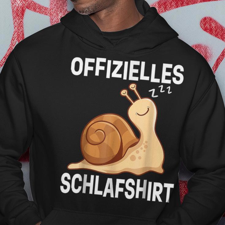 Offizieller Snail Sleep Schlafanzug Snail Late Sleeper Kapuzenpullover Lustige Geschenke