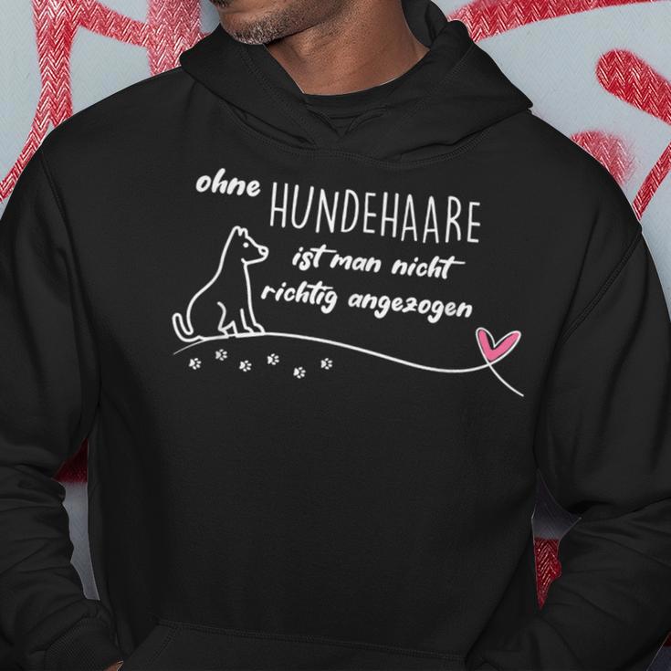 Ohne Hundehaare Ist Man Nicht Richtig Angezogen Kapuzenpullover Lustige Geschenke