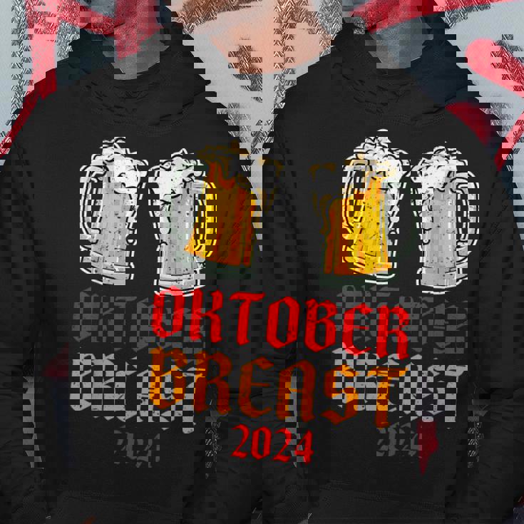 Oktoberbreast Oktoberfest 2024 Boccale Di Birra Divertente Oktoberfest Felpa con cappuccio Regalos divertidos