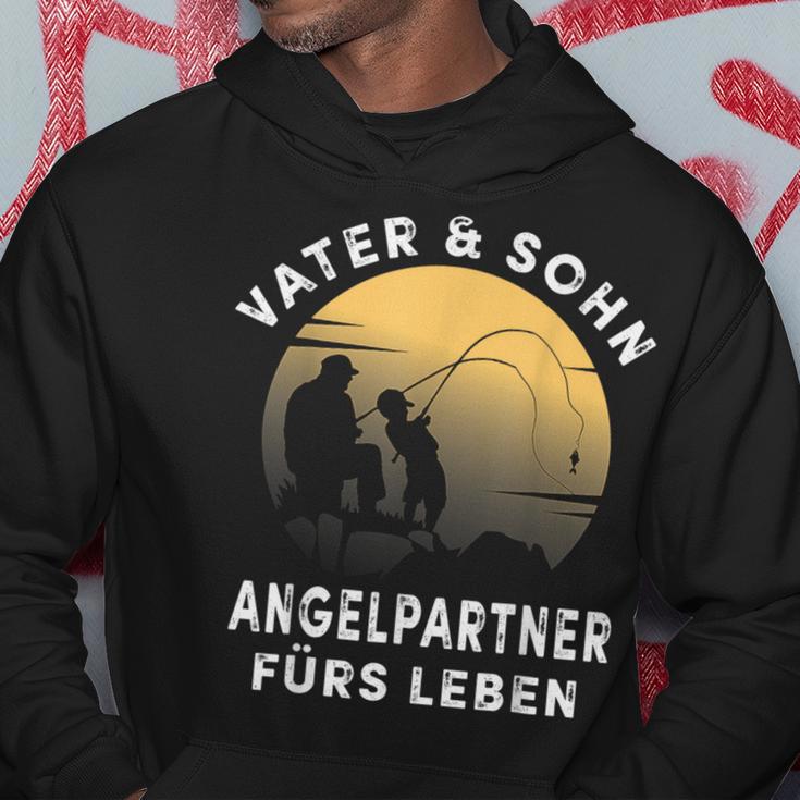 Papa Und Sohn Angelpartner Fürs Leben Angeln Angler Kapuzenpullover Lustige Geschenke