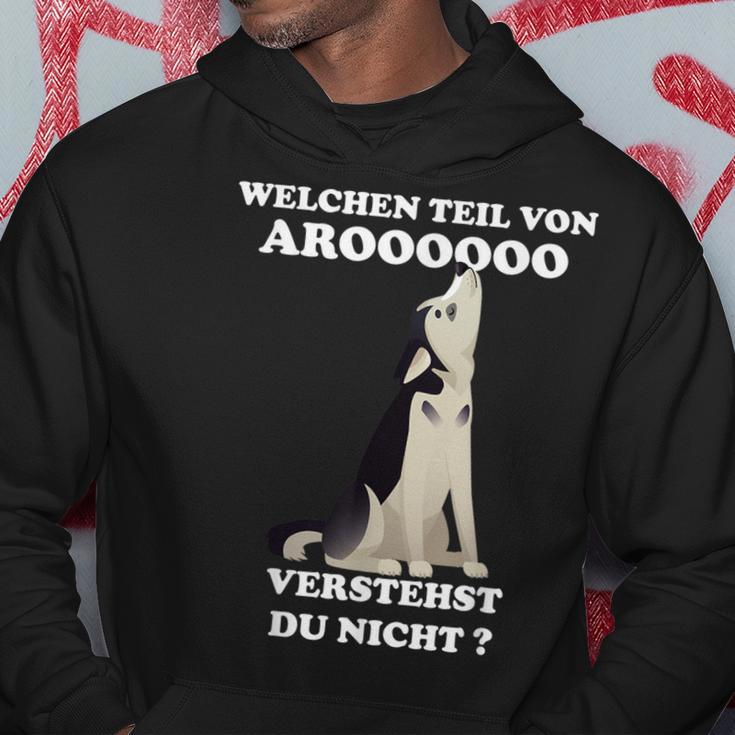 Which Part Of Aroooooo Do You Not Understand Husky Sibe Kapuzenpullover Lustige Geschenke