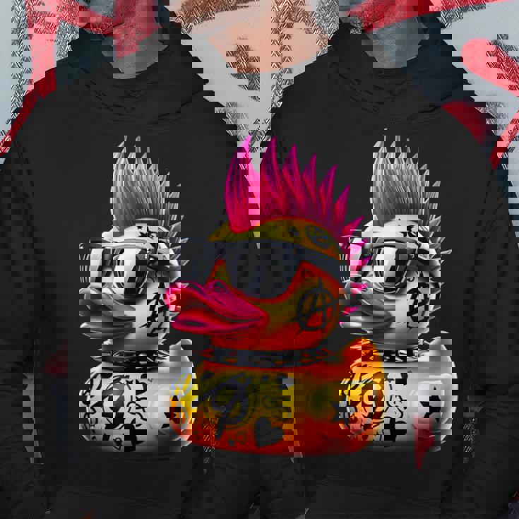 Pato Punk Pato Punk Rockero Divertido Amante De Los Animales Sudadera Regalos divertidos