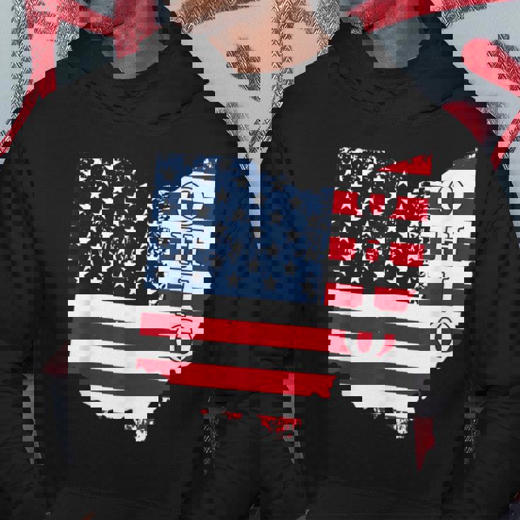 Patriotic American Flag Ohio State 4Th Of July Hoodie Unique Gifts