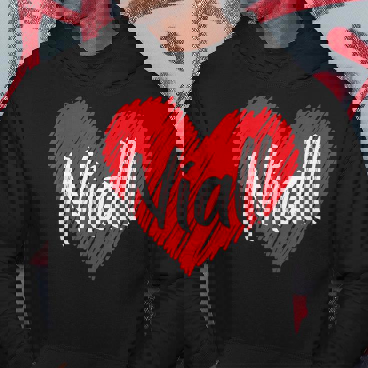 Personalized Name Niall Heart I Love Niall Hoodie Personalized Gifts