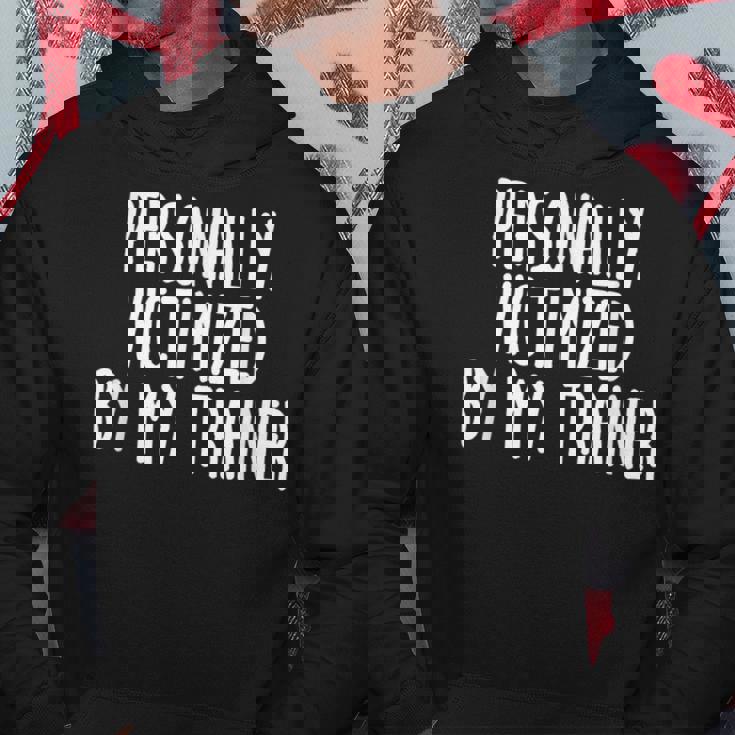 Personalmenteittimizzato Dal Mio Allenatore Abbigliamento Divertente Felpa con cappuccio Regalos divertidos
