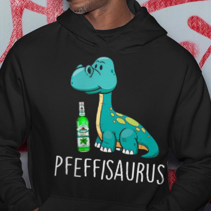 Pfeffisaurus Dino Peppermint Liqueur Running Party S Kapuzenpullover Lustige Geschenke