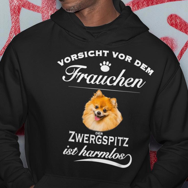 Pomeranian Orsicht Frauchen Kapuzenpullover Lustige Geschenke