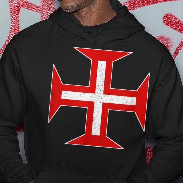 Portuguese Cross Of The Order Of Christ Cross Portugal Kapuzenpullover Lustige Geschenke