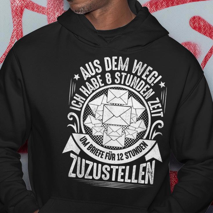 Postman Ich Habe 8 Stunden Zusteller Postman S Kapuzenpullover Lustige Geschenke