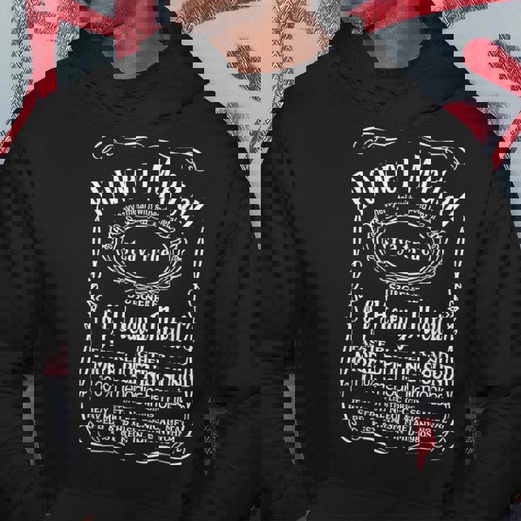 Power Metal Thrash Death Metal Chitarra Solo Heavy Felpa con cappuccio Regalos divertidos