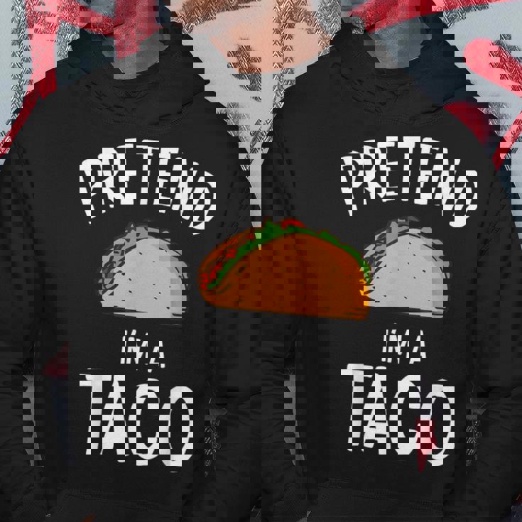 Pretend Im A Taco Easy Lazy Costume For Halloween Party Hoodie Personalized Gifts