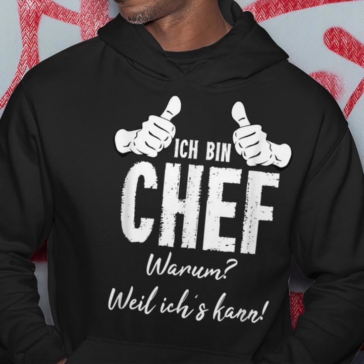 Profession Ich Bin Chef Weil Ichs Kann Kapuzenpullover Lustige Geschenke