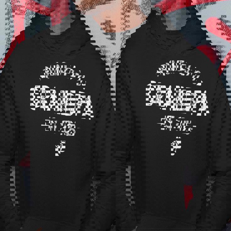 Promoted To Grandpa 2025 Soon To Be First Time Grandfather Hoodie Unique Gifts