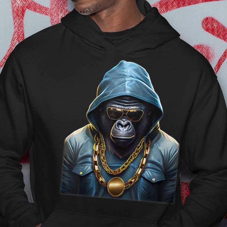 Rapper Gorilla I Retro Hip Hop I Gorilla Hip Hop Gangster Kapuzenpullover Lustige Geschenke