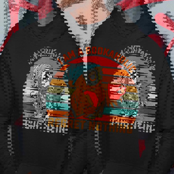 Regalo Para Amantes De Libros Con Texto En Inglés I Am A Bookaholic And I Arrepient Sudadera Regalos divertidos