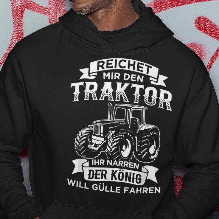 Reichet Mir Den Traktor Ihr Jester Kapuzenpullover Lustige Geschenke