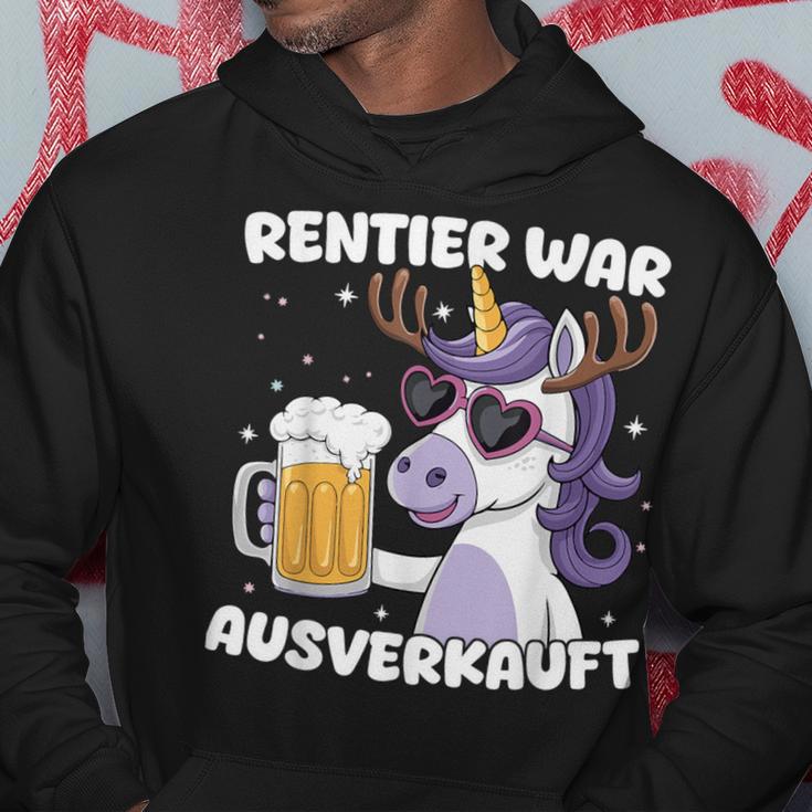 Reindeer War Ausverkauft Christmas Unicorn Kapuzenpullover Lustige Geschenke