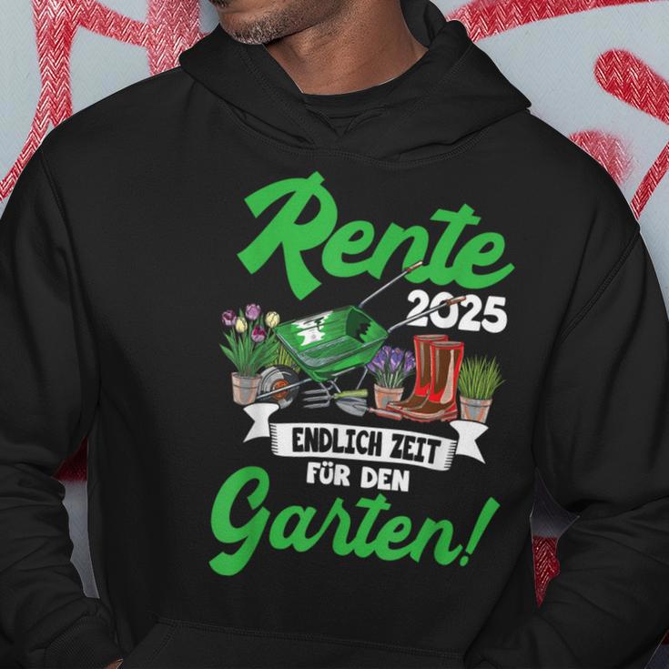 Rente 2025 Endlich Zeit Für Den Garten Rentner Kapuzenpullover Lustige Geschenke