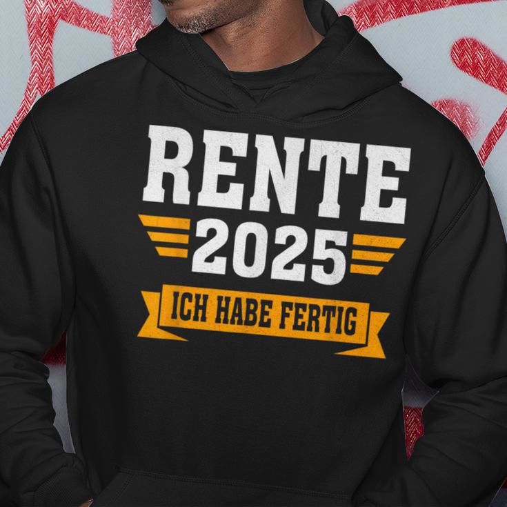 Rente 2025 Ich Habe Fertig Rentner Kapuzenpullover Lustige Geschenke