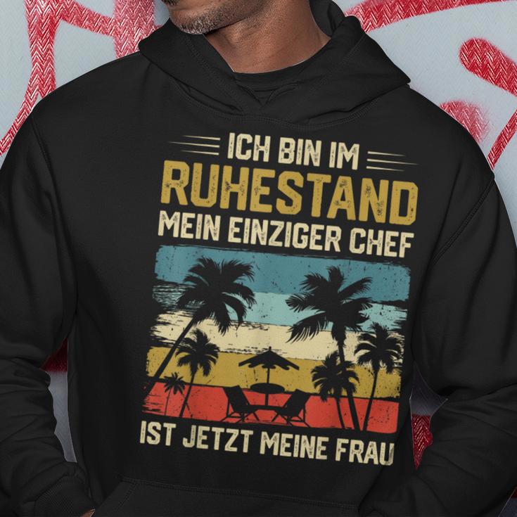 Rentner Bin Im Ruhestand Kapuzenpullover Lustige Geschenke