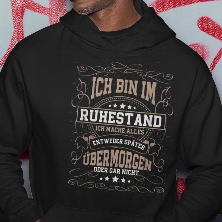 Rentner Ich Bin Im Ruhestand S Kapuzenpullover Lustige Geschenke