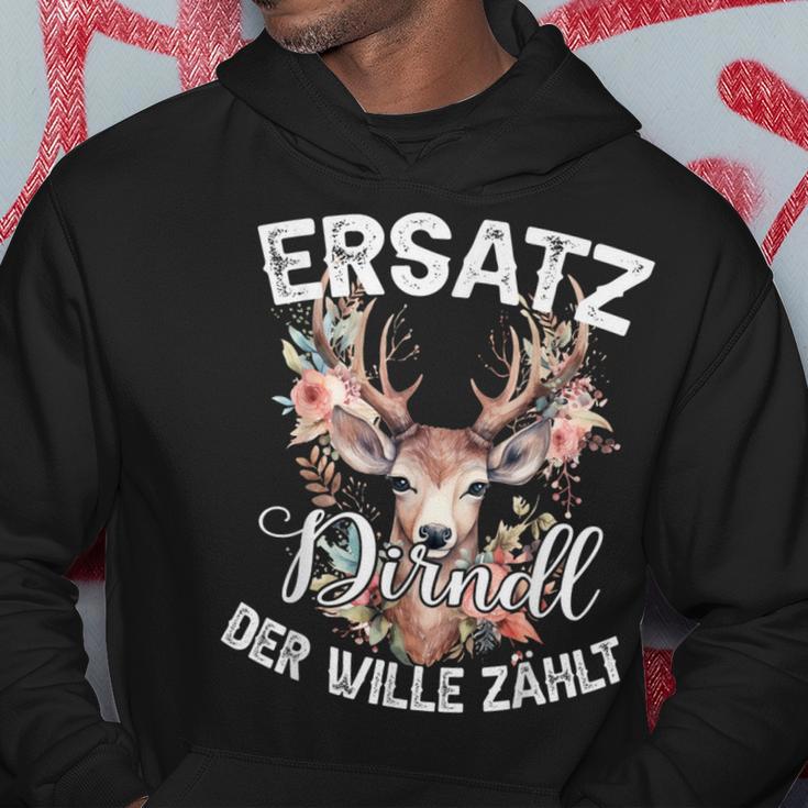 Replacement Dirndl Der Wille Zählt Deer Oktoberfest Kapuzenpullover Lustige Geschenke