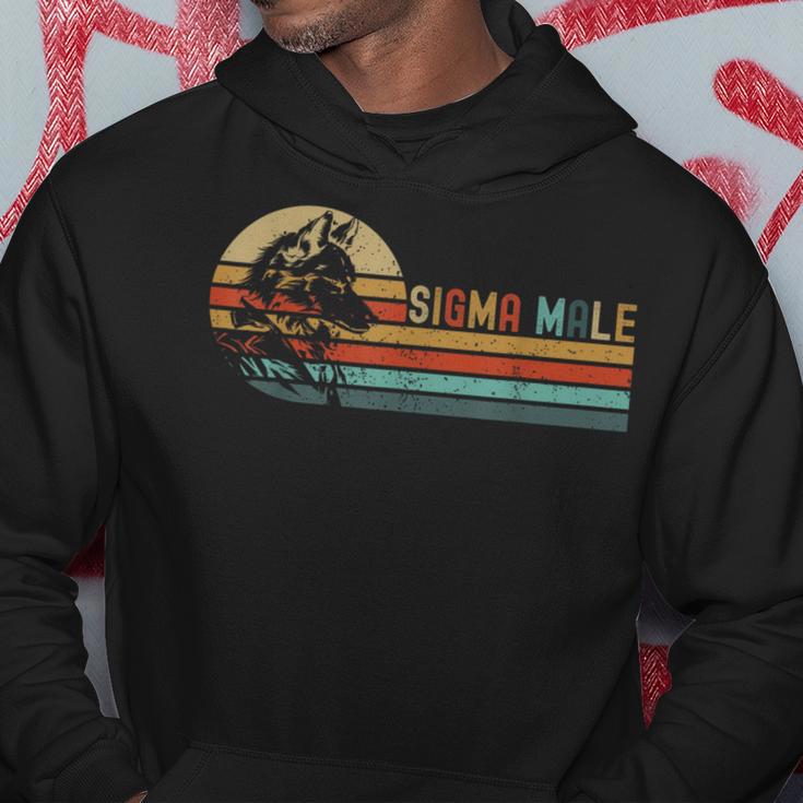 Retro Sigma Männlicher Wolf Lustige Sarkastische Zitate Witzige Witze Kapuzenpullover Lustige Geschenke