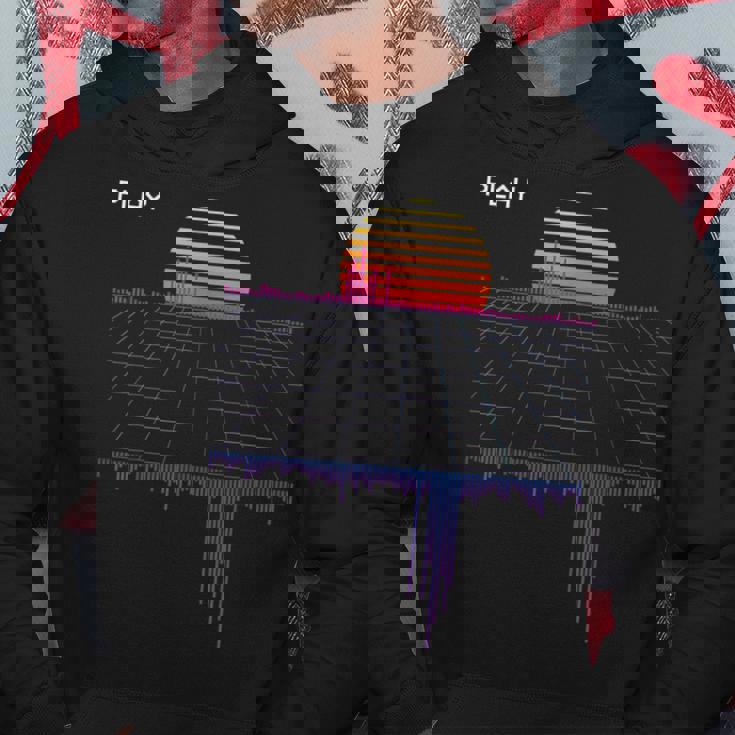 Retrowave Synthwave Lofi Hip-Hop Abbigliamento Hip-Hop Felpa con cappuccio Regalos divertidos