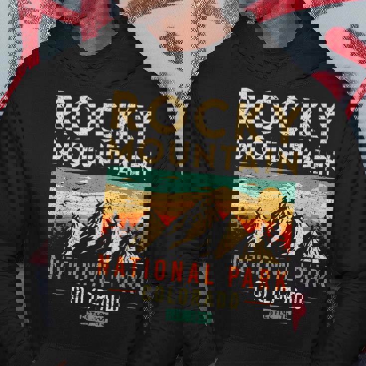 Rocky Mountain Est 1915 Colorado Vintage Retro National Park Hoodie Personalized Gifts