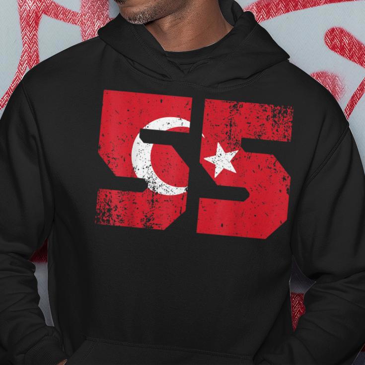 Samsun 55 Memleket Turkey Flag Idea Kapuzenpullover Lustige Geschenke