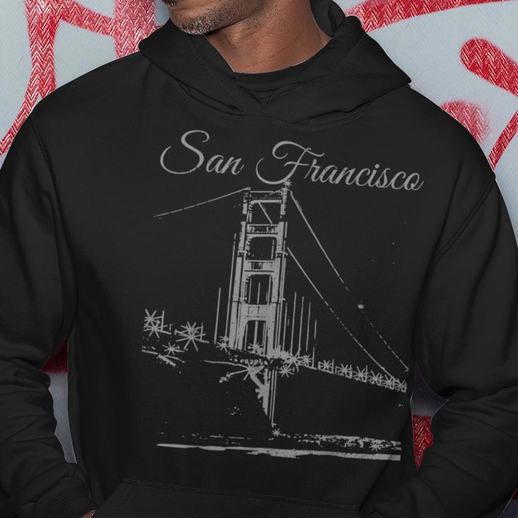 San Francisco Golden Gate Bridge California Usa Souvenir Kapuzenpullover Lustige Geschenke