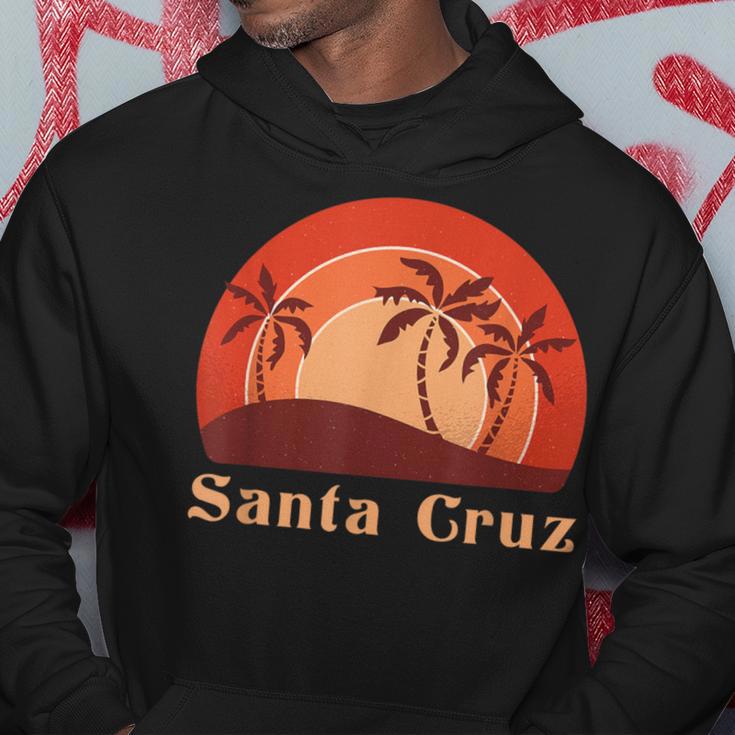 Santa Cruz Ca California 70S 80S Retrointage Kapuzenpullover Lustige Geschenke