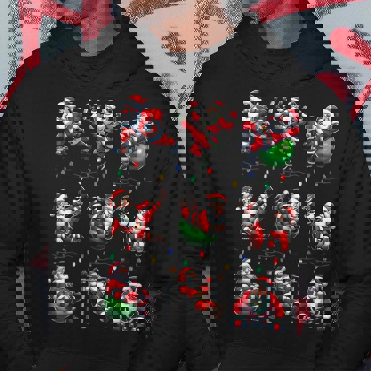 Santa Fitness Collection Gym Workout Weightlifting Christmas Hoodie Personalized Gifts
