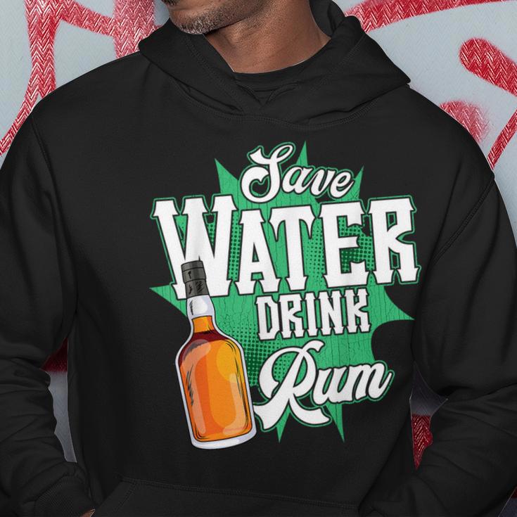 Save Water Drink Rum Kapuzenpullover Lustige Geschenke