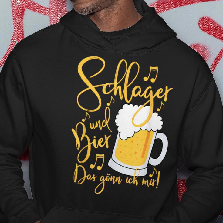 Schlager Und Bier Das Gönn Ich Mir Festival Party Kapuzenpullover Lustige Geschenke