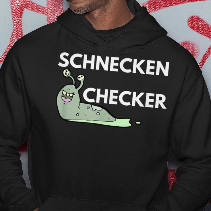 Schneckenchecker Geschenk Für Kommunikative Leute Kapuzenpullover Lustige Geschenke