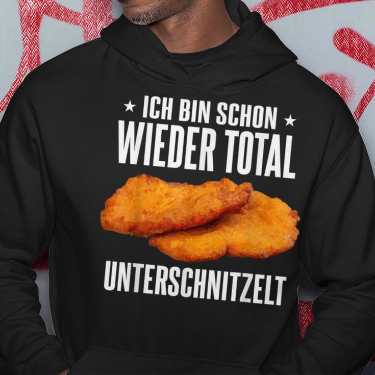 Schnitzel Ich Bin Wieder Total Unterschnitzelt Kapuzenpullover Lustige Geschenke