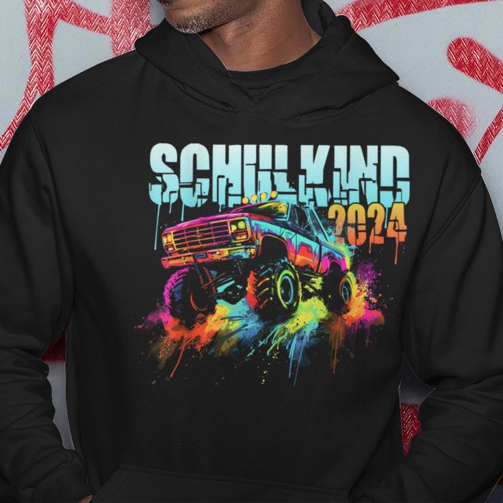 Schulkind 2024 Monster Truck Car School Kapuzenpullover Lustige Geschenke